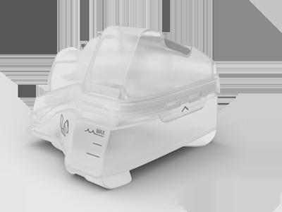 A cut-out of the ResMed HumidAir integrated humidifier for Air10 and Lumis devices